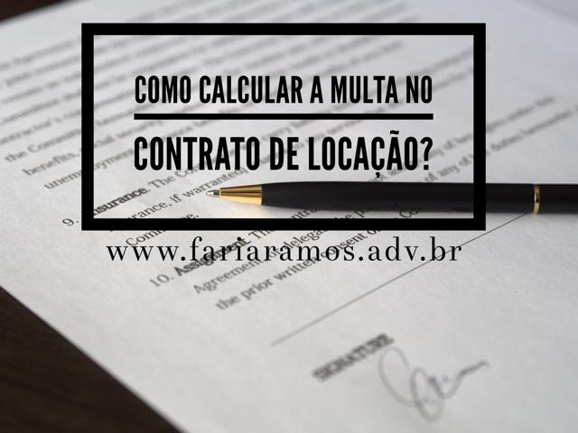 Como calcular a multa no contrato de locação